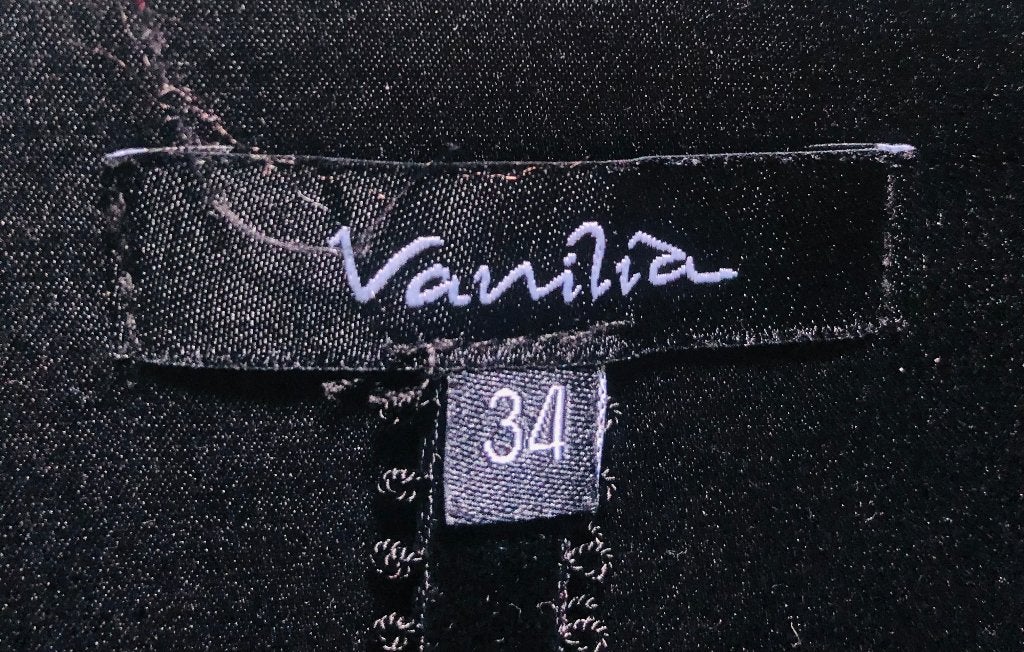 Vanilia. Mooie zwarte, strakke rok. Maat 34 Vanilla., Vanilia, Zwart, Ophalen of Verzenden, Zo goed als nieuw