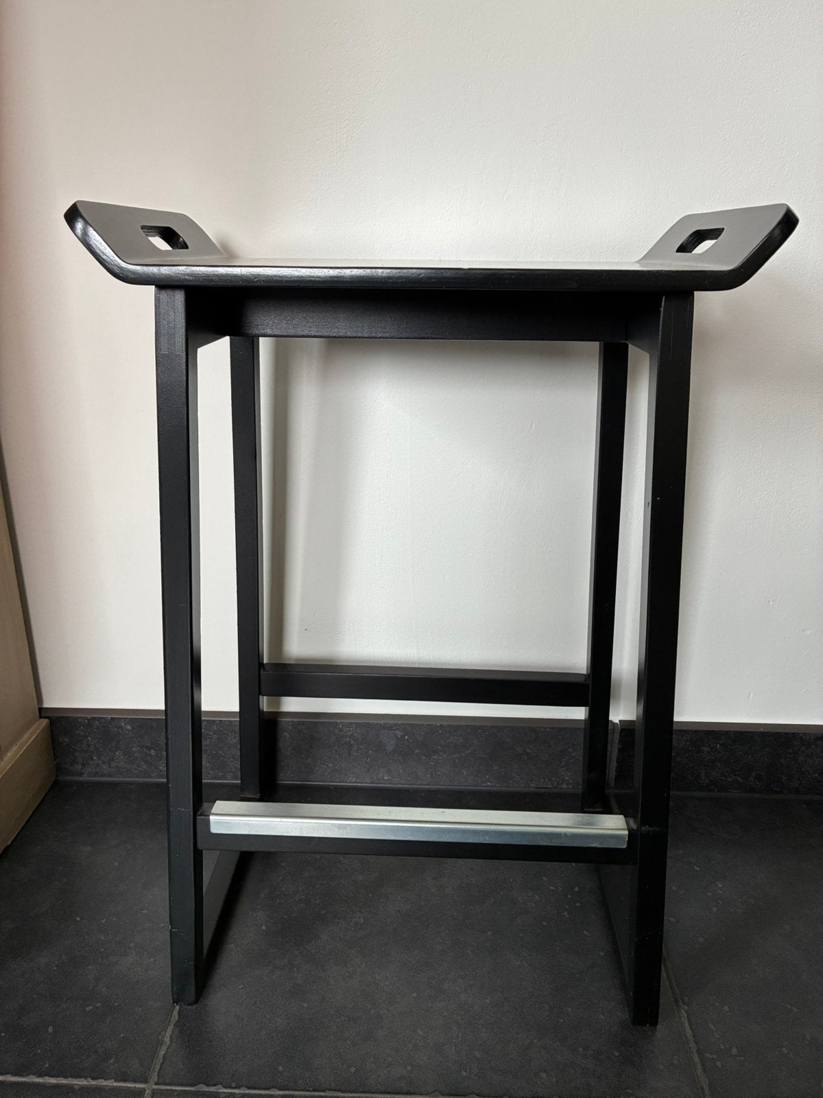 Vintage Ikea Malta kruk/tafeltje, Ophalen, Gebruikt, Hout