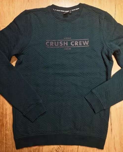 NIEUWE groene Crush Denim trui jongen, 16 jaar = 176, Trui of Vest, Nieuw, Ophalen of Verzenden, Crush Denim