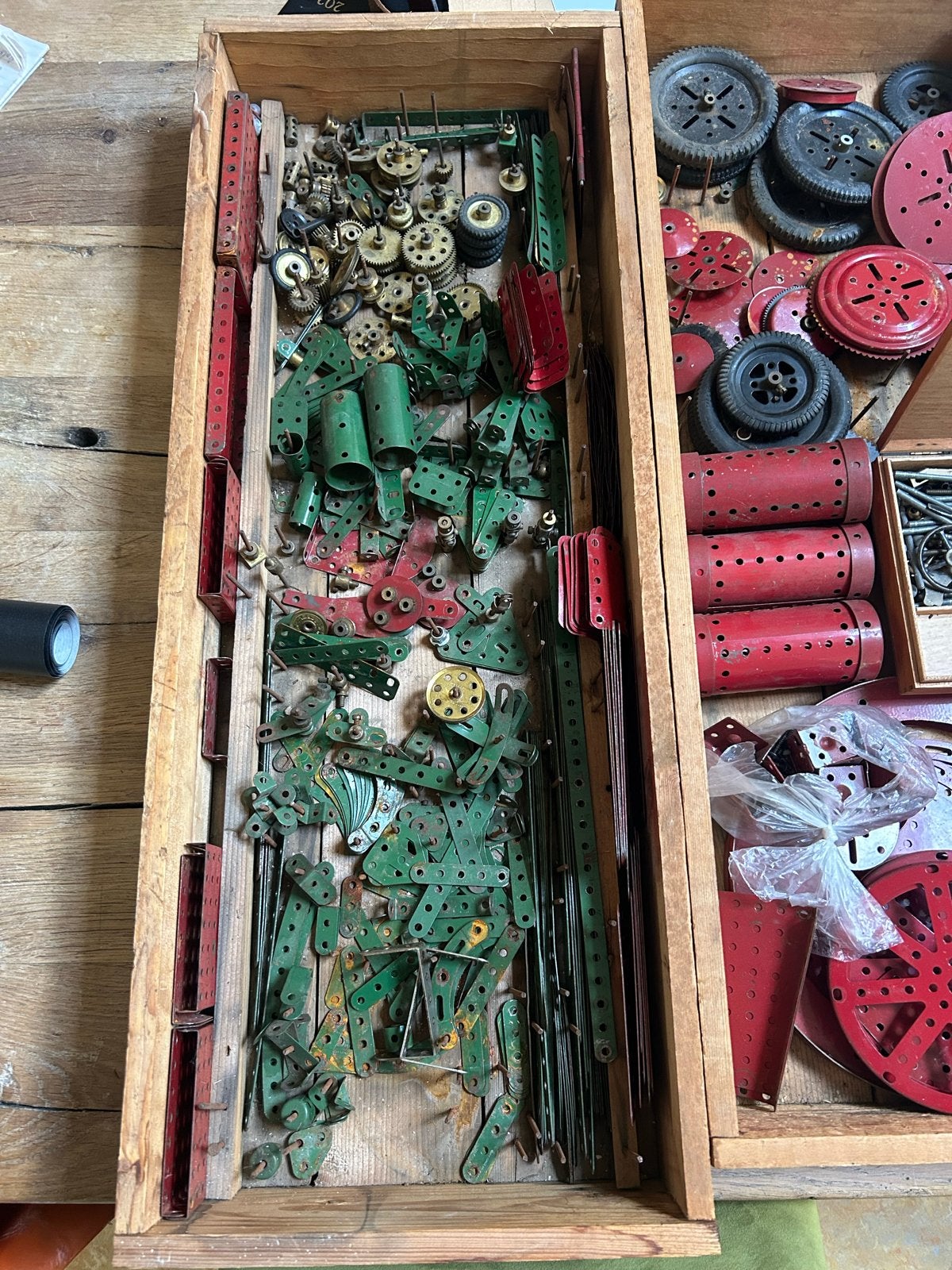 Antiek Meccano - Zeer Uitgebreid met Motoren en Boekjes, Ophalen of Verzenden