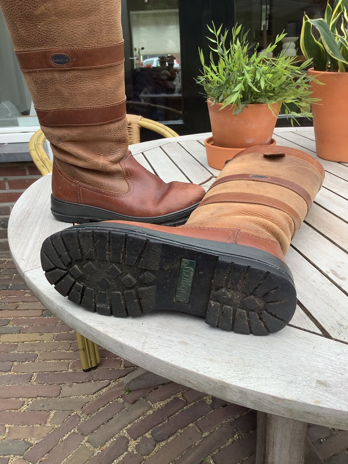 Dubarry laarzen maat 37, Kleding | Dames, Hoge laarzen, Bruin, Ophalen of Verzenden, Gedragen