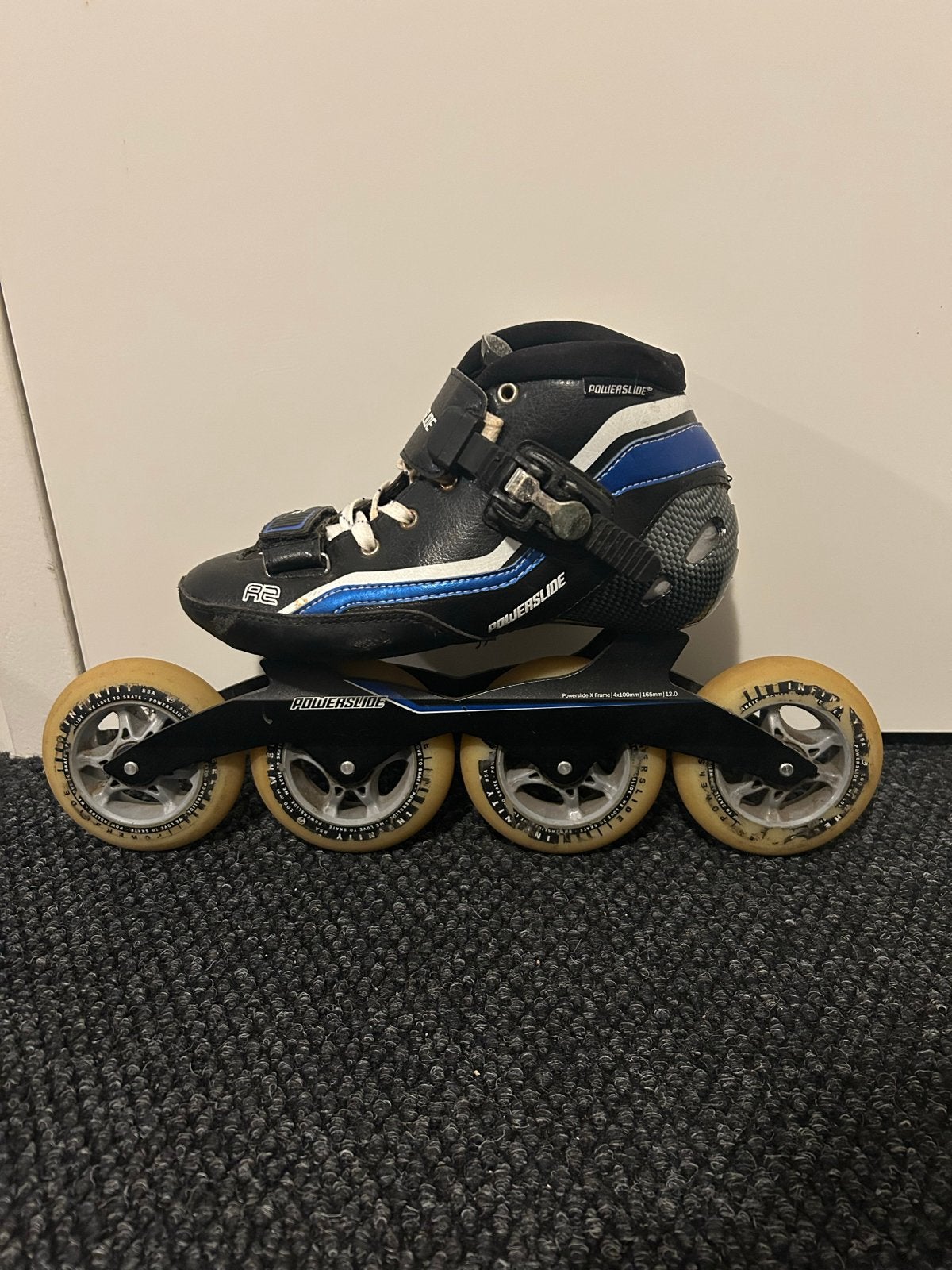 Powerslide inline skates maat 38, Ophalen, Gebruikt, Inline skates 4 wielen, Powerslide