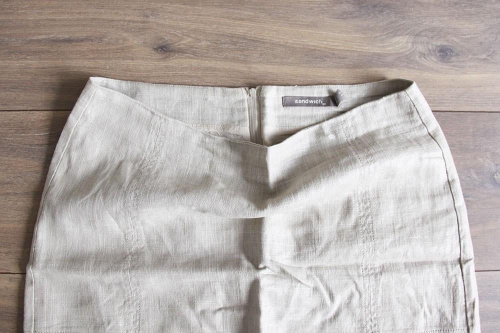 Mooi Sandwich_ Rokje - 101 (Maat 36) € 25,-, Kleding | Dames, Rokken, Sandwich_, Beige, Ophalen of Verzenden, Zo goed als nieuw