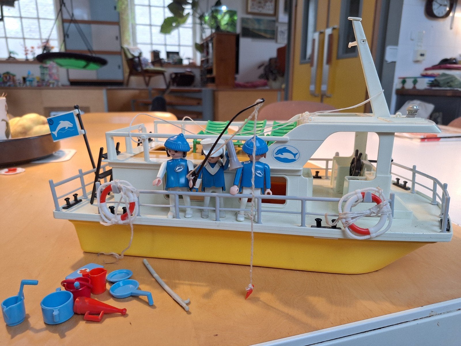 Vintage Playmobil Toeristen boot - 3540, Gebruikt, Complete set, Ophalen of Verzenden, Boot/Schip