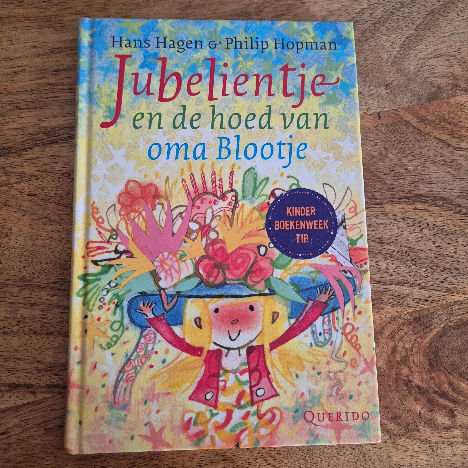 Jubelientje en de hoed van oma Blootje - Kinderboek, Ophalen of Verzenden, Zo goed als nieuw, Hans Hagen & Philip Hopman, Fictie algemeen