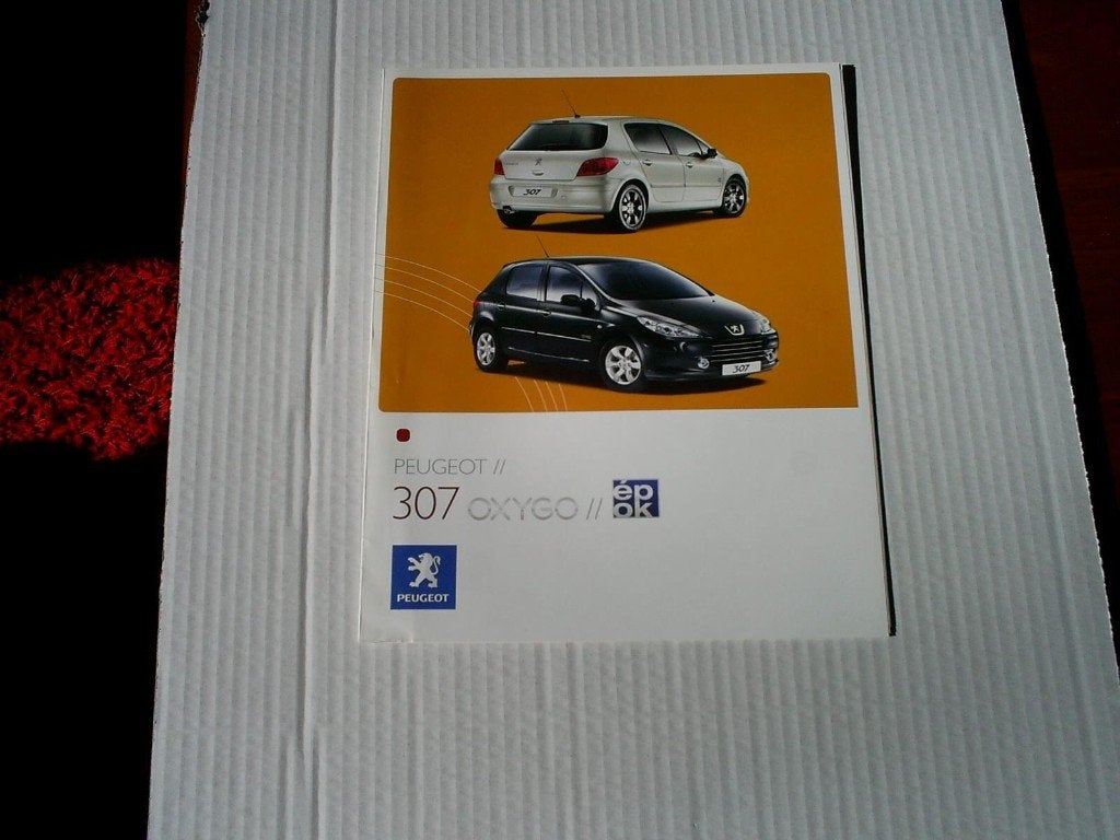 Peugeot 307 Oxygo Epok 7 / 2006 6 pag. Duits, Verzenden, Zo goed als nieuw, Peugeot