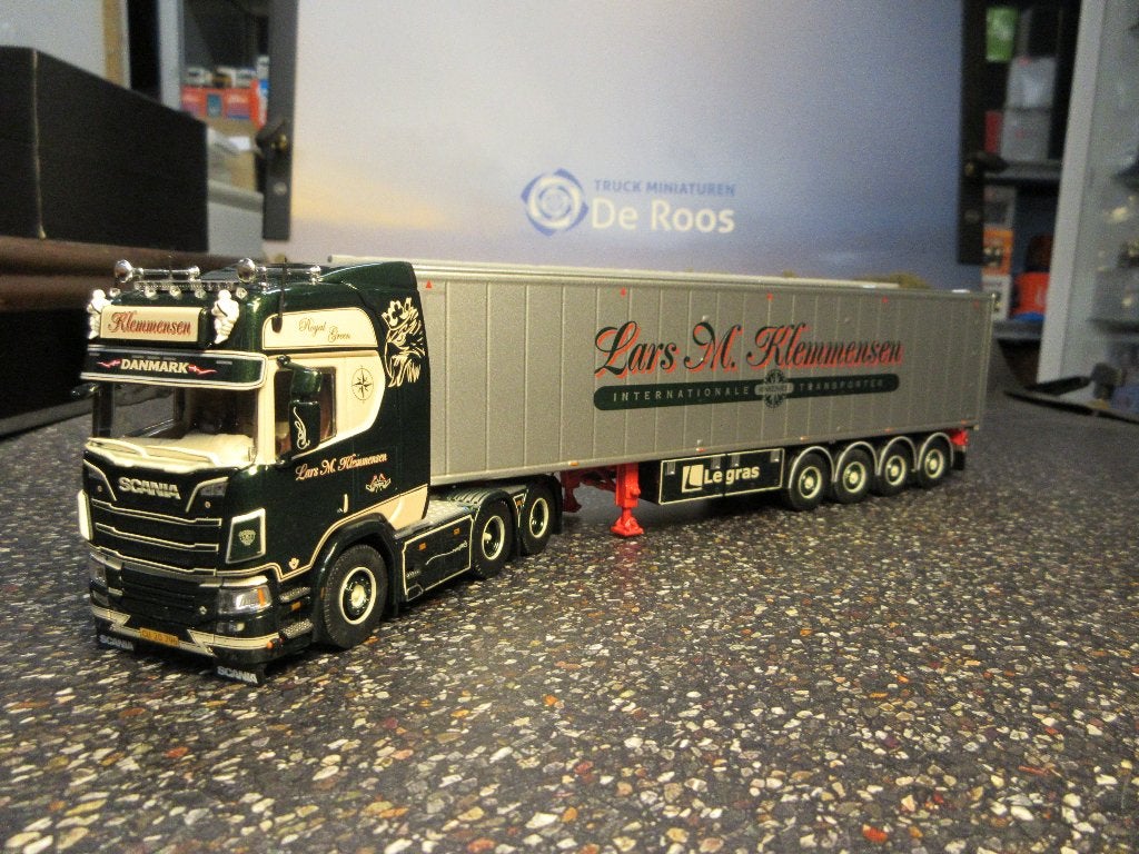 Tekno Scania Klemmensen met certificaat, Ophalen of Verzenden, Nieuw, Bus of Vrachtwagen, Tekno
