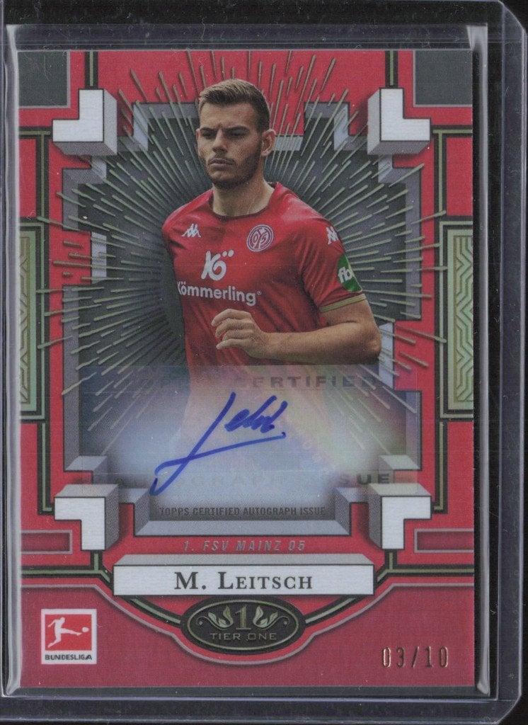 Maxim Leitsch Auto /10 Topps Tier One Bundesliga, Ophalen of Verzenden, Nieuw, Plaatje