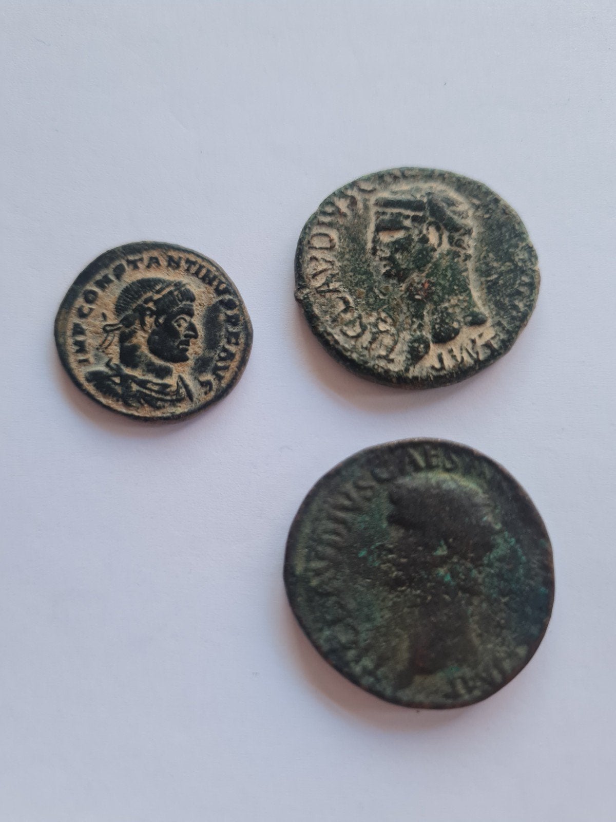 Romeinse munten Claudius / Constantijn, Ophalen of Verzenden, Italië