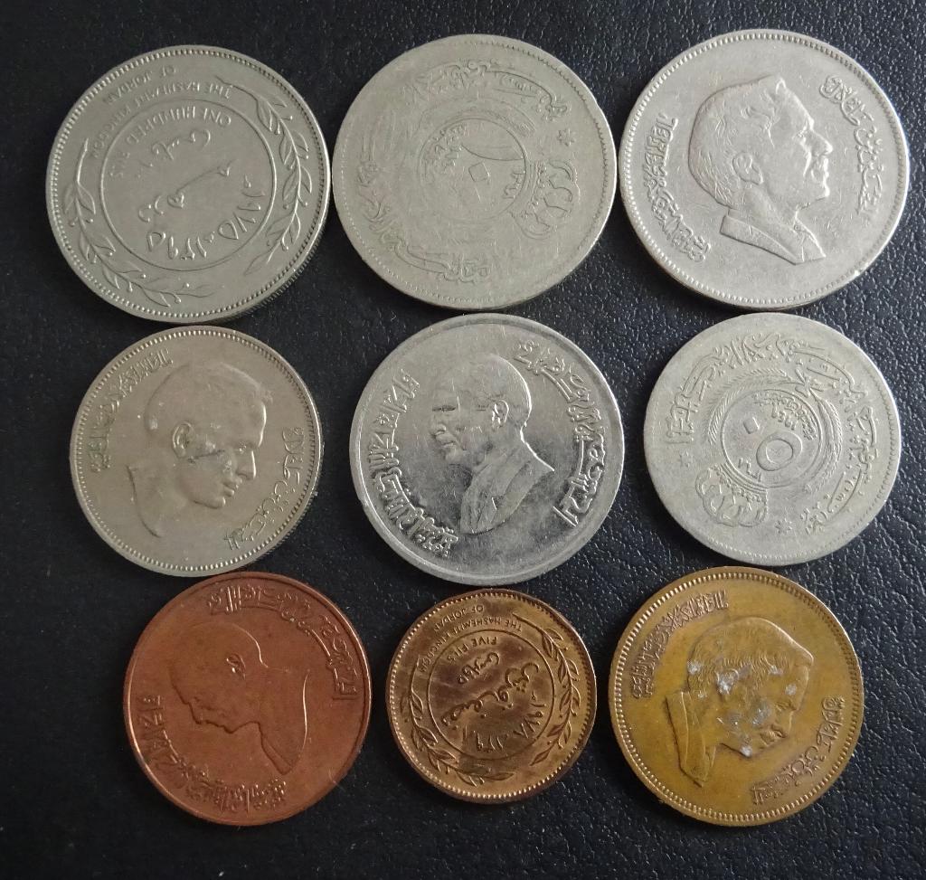 Munten Jordan, Verzenden, Midden-Oosten