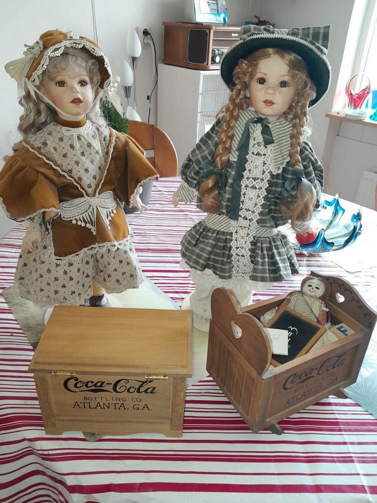 Coca cola poppen, Verzamelen, Ophalen, Pop