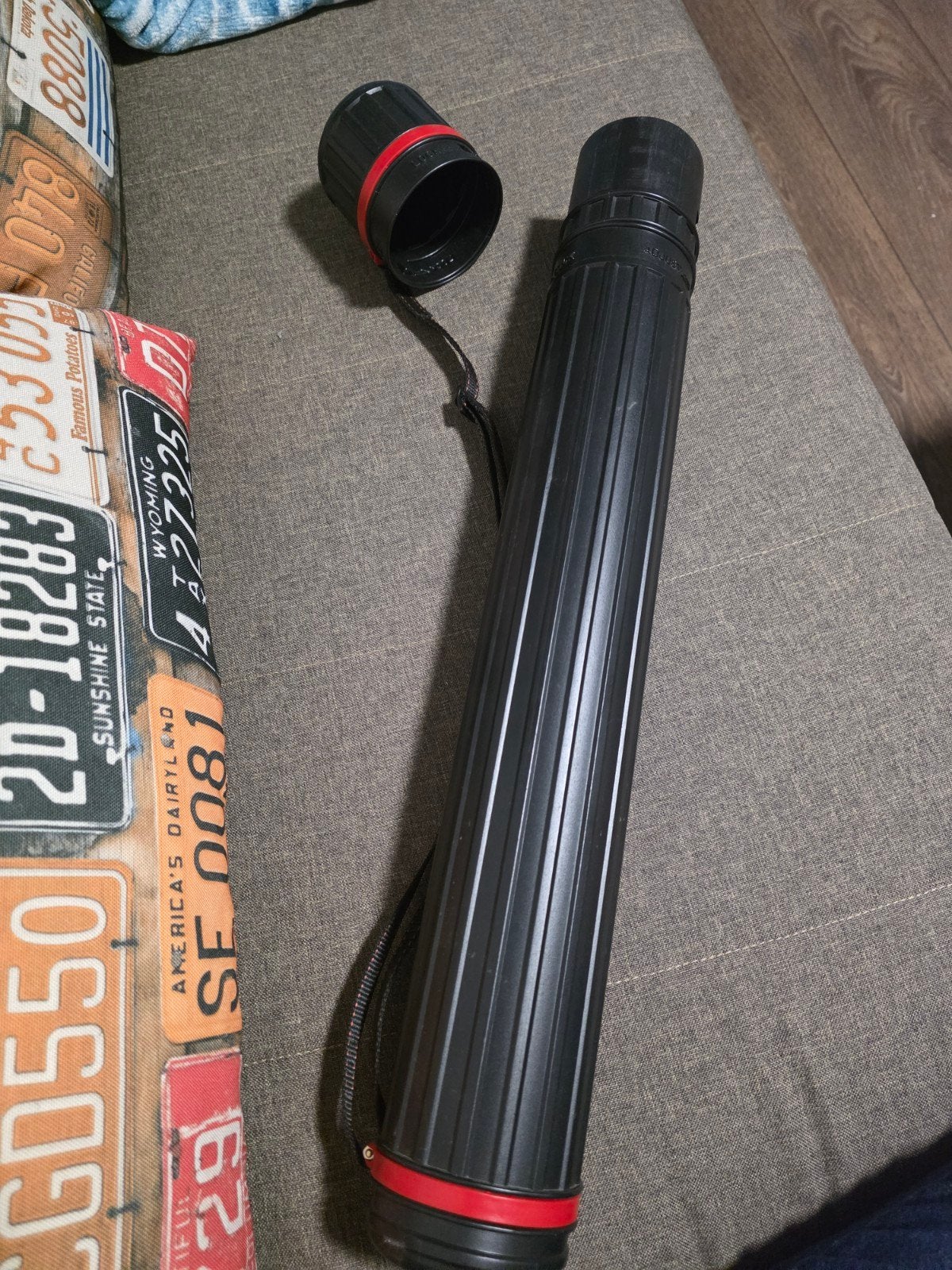 Uitschuifbare tekenkoker/buis (63-105 cm), Ophalen of Verzenden, Zo goed als nieuw, Overige typen