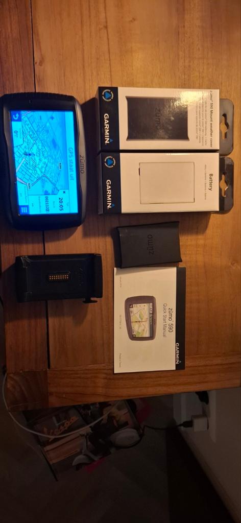 Garmin Zumo 590 GPS met accessoires, Auto diversen, Autonavigatie, Ophalen of Verzenden, Gebruikt