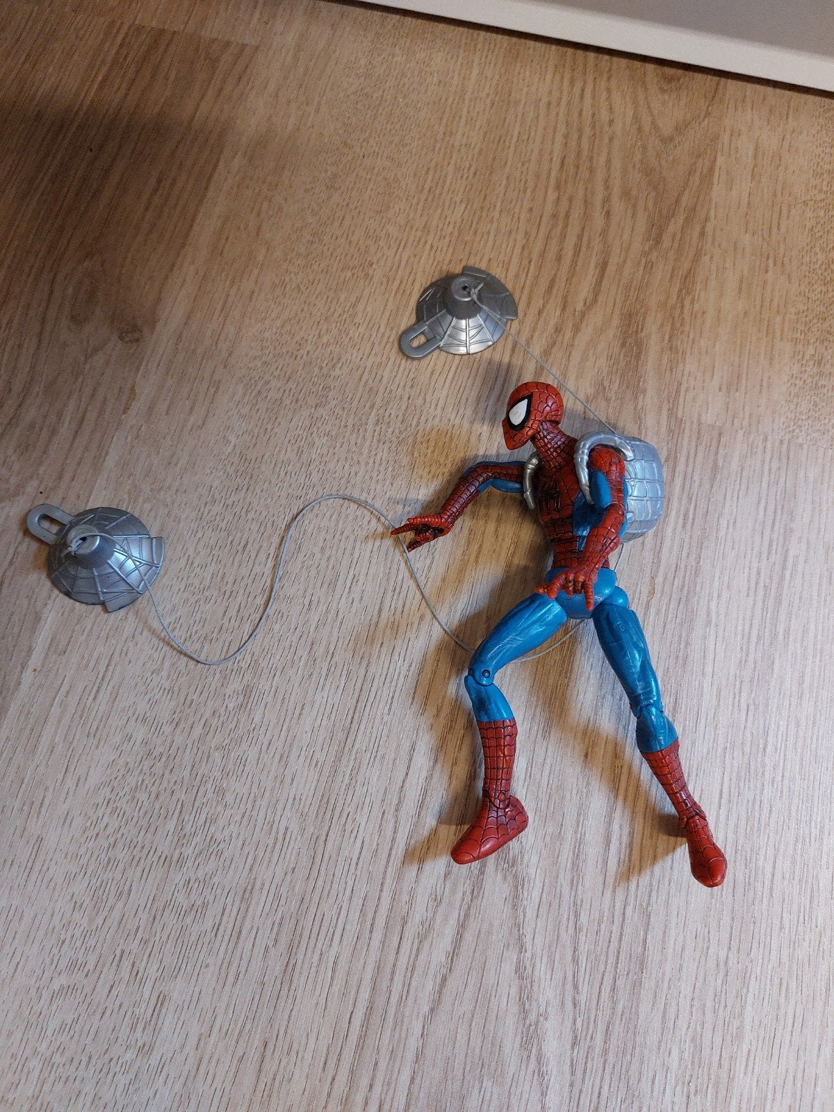 Spiderman zipline action figuur, Ophalen of Verzenden