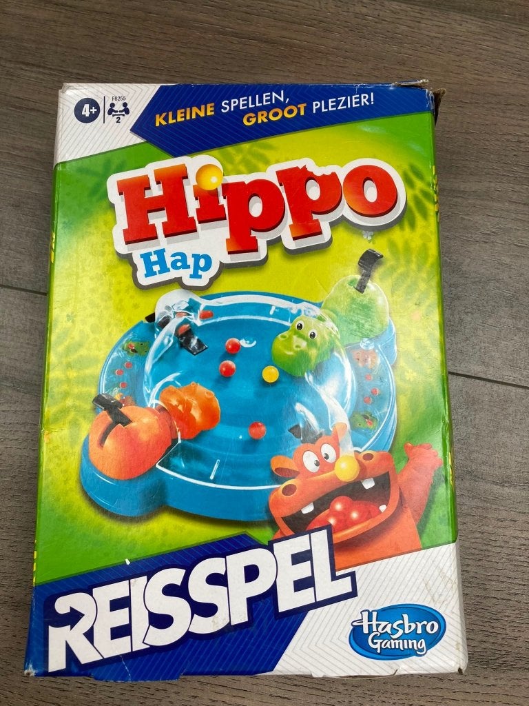 Hippo Hap reisspel Hasbro, Ophalen, Gebruikt, Een of twee spelers, Hasbro