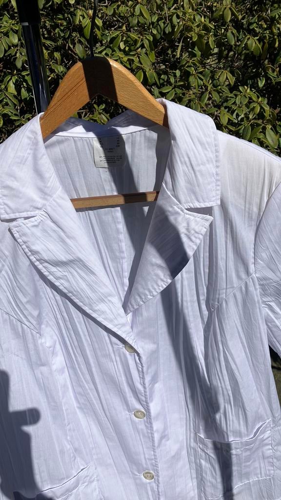 BLAZER LIKE WITTE BLOUSE MAAT 48, Ophalen of Verzenden, Zo goed als nieuw, Maat 46/48 (XL) of groter, Wit