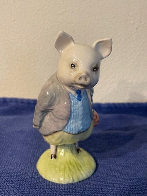 Beatrix Potter Beeldje Varken Pigling Bland, Royal Albert, Verzamelen, Beelden en Beeldjes, Ophalen of Verzenden, Zo goed als nieuw