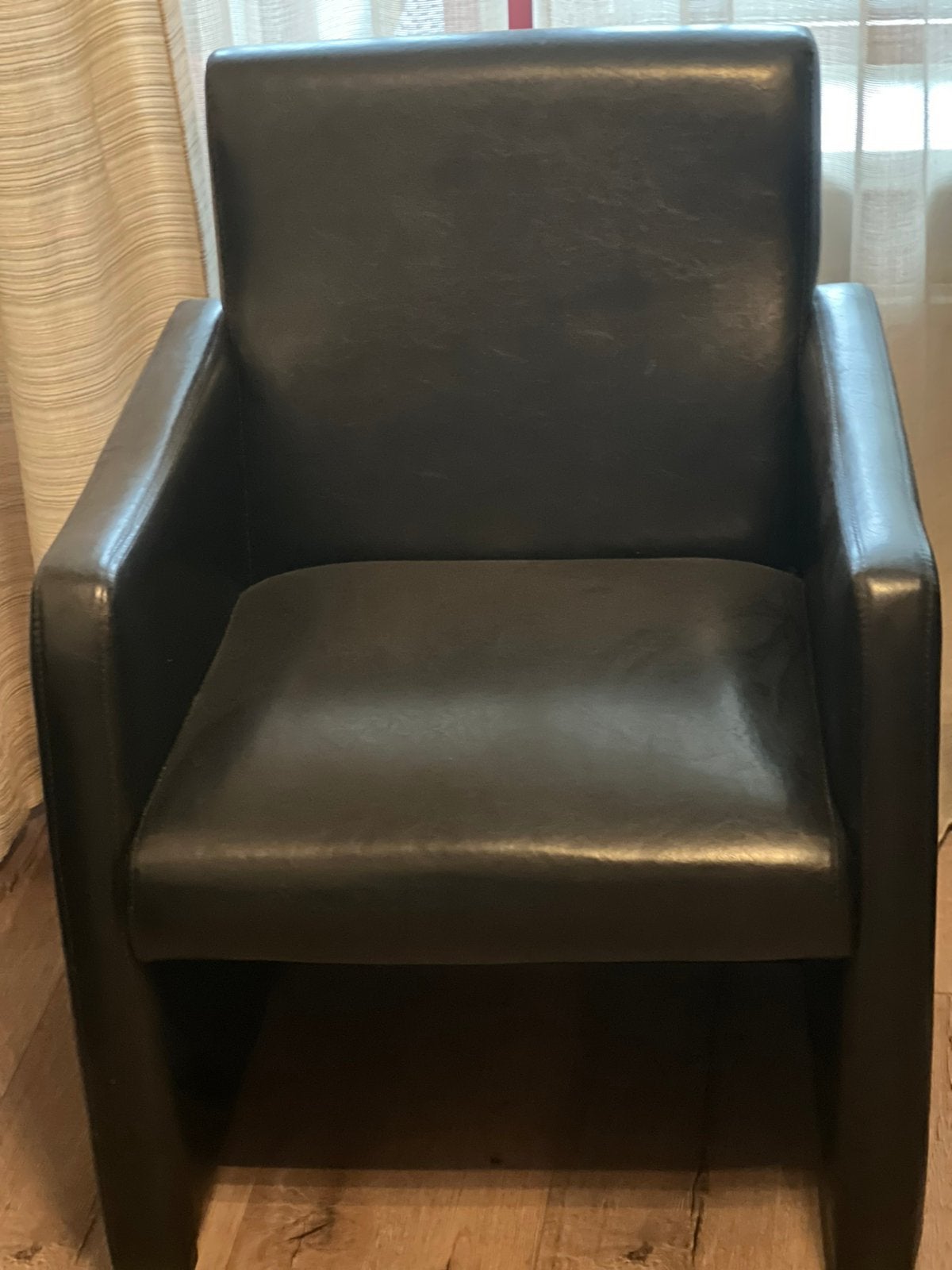 Lederen stoeltjes Chateau d’Ax, Ophalen of Verzenden, Zo goed als nieuw, Minder dan 75 cm, 50 tot 75 cm