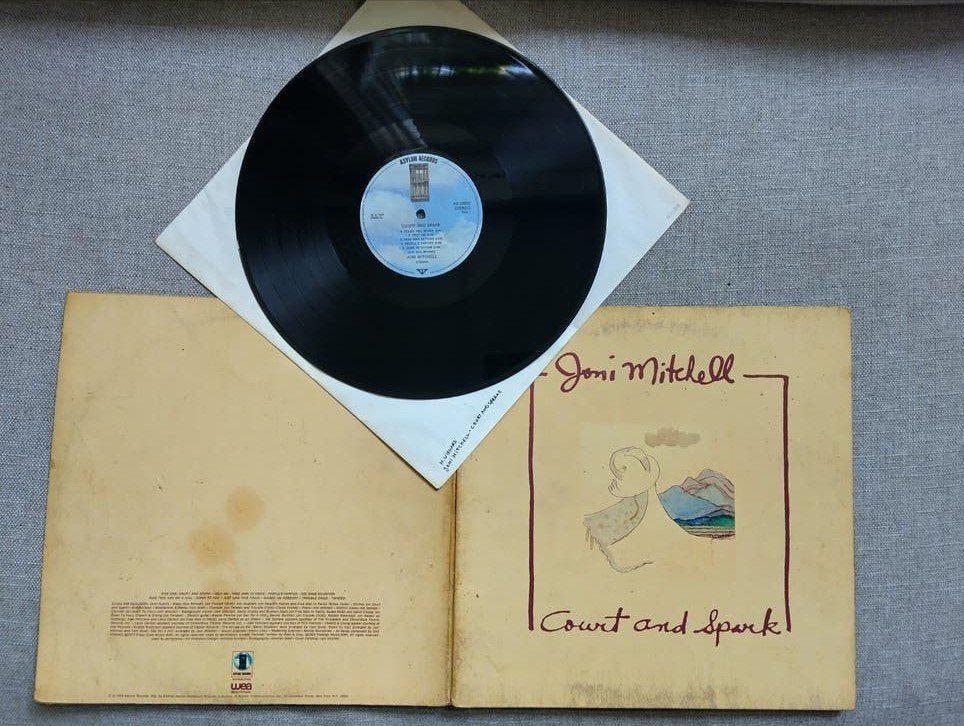Joni Mitchell - Court and Spark LP, LP, Gebruikt, Ophalen of Verzenden, 12 inch