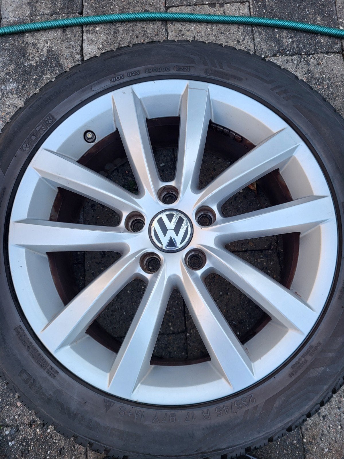 VW Volkswagen Passat velgenset 235/45 R17, Ophalen, Gebruikt, Velg(en), 17 inch