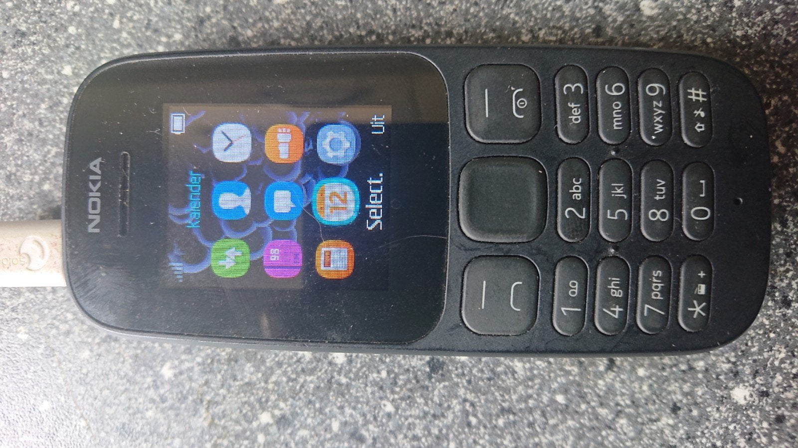 Nokia 105 (TA-1010) gsm, Geen camera, Zwart, Fysiek toetsenbord, Ophalen of Verzenden