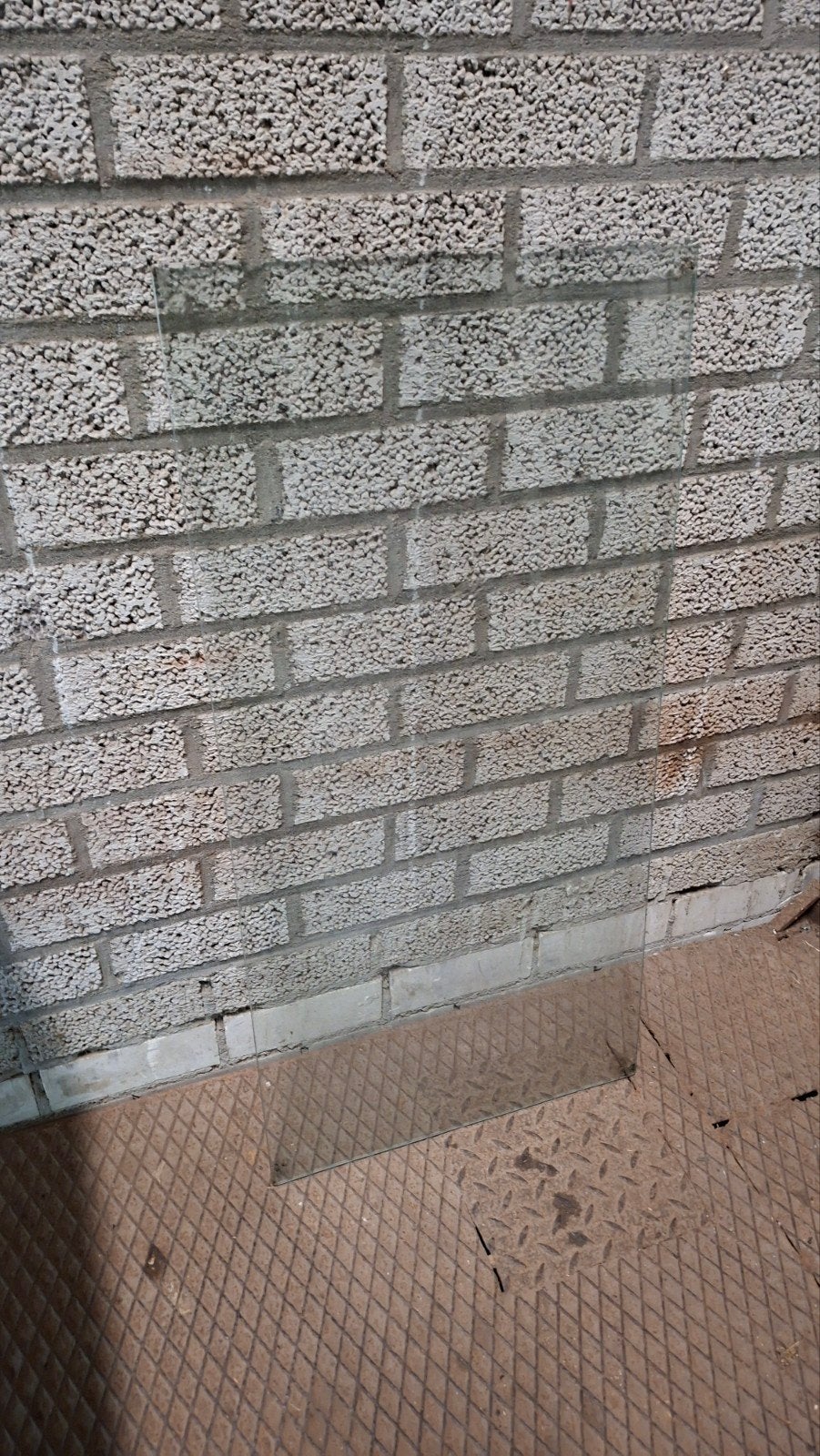 glas. 4 mm. 48.5cm x 100 cm, Ophalen, Minder dan 80 cm, Glasplaat