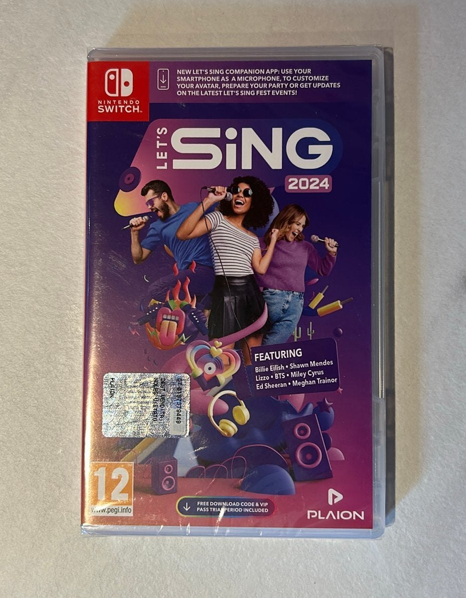 Let’s Sing 2024 (Switch, nieuw in cellofaan), Muziek, Nieuw, Ophalen of Verzenden, 3 spelers of meer