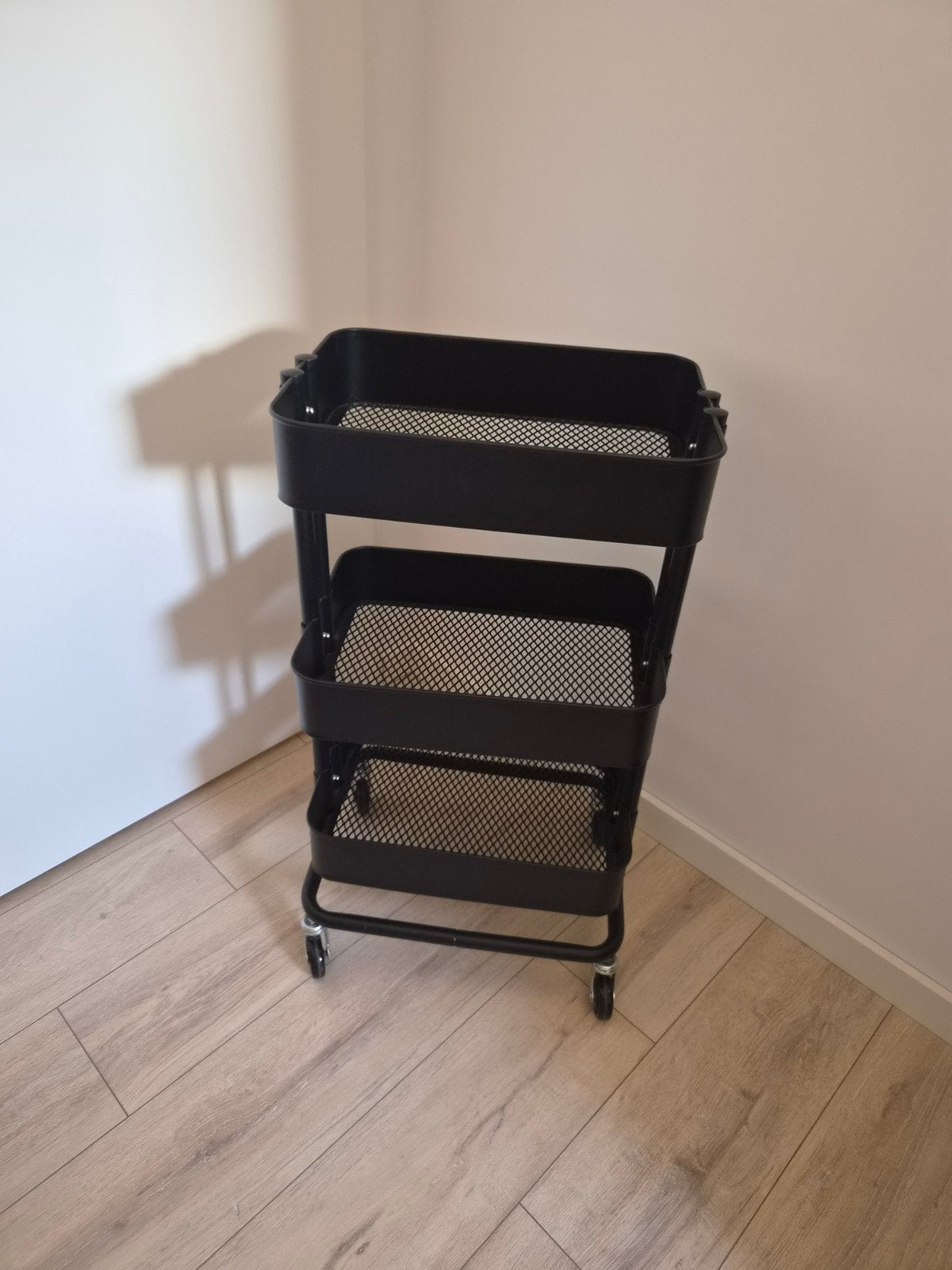Ikea RÅSKOG roltafel / trolley - Zwart, Ophalen, Zwart, Zo goed als nieuw, Metaal