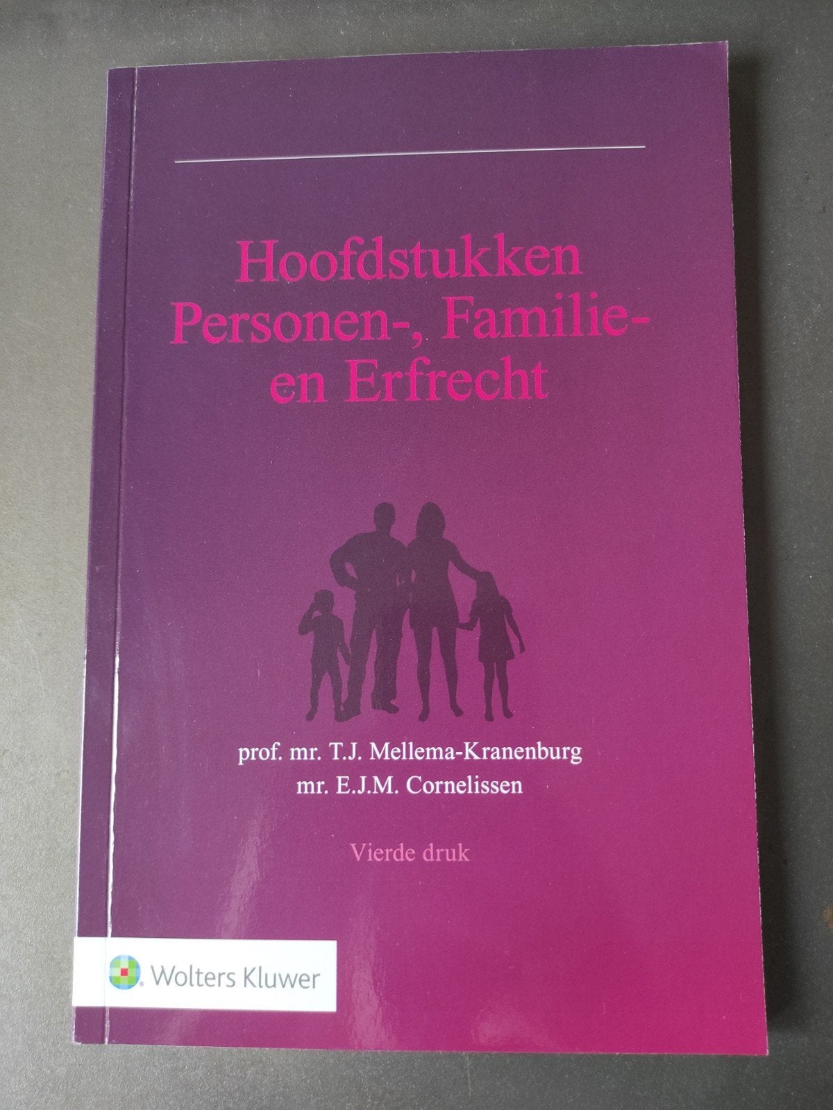 Hoofdstukken Personen-, Familie- en Erfrecht - Ongemarkeerd, Ophalen, Zo goed als nieuw, WO, Prof. mr. T.J. Mellema-Kranenburg mr. E.J.M. Cornelissen