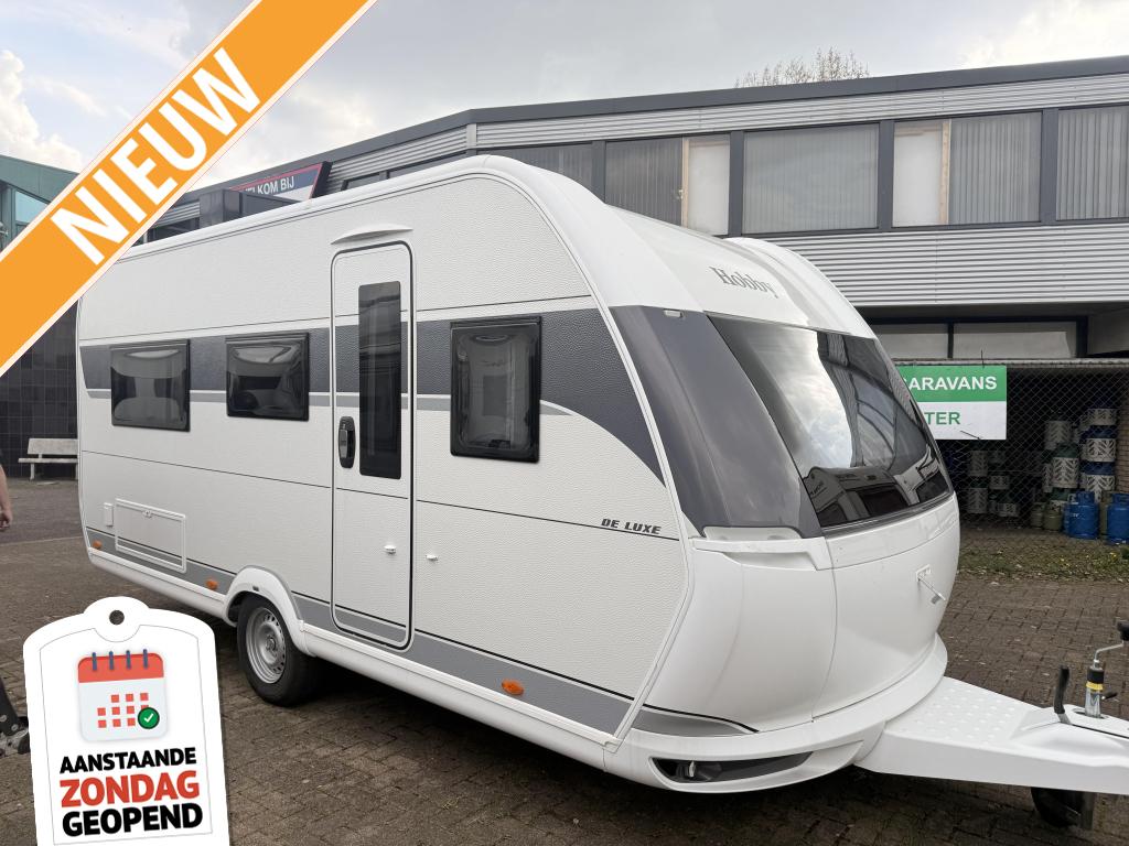 Hobby De Luxe 460 LU 2026! Nieuw, met vloerverwarming, Caravans en Kamperen, Caravans, Rondzit, Hobby, Bedrijf, 4 tot 5 meter