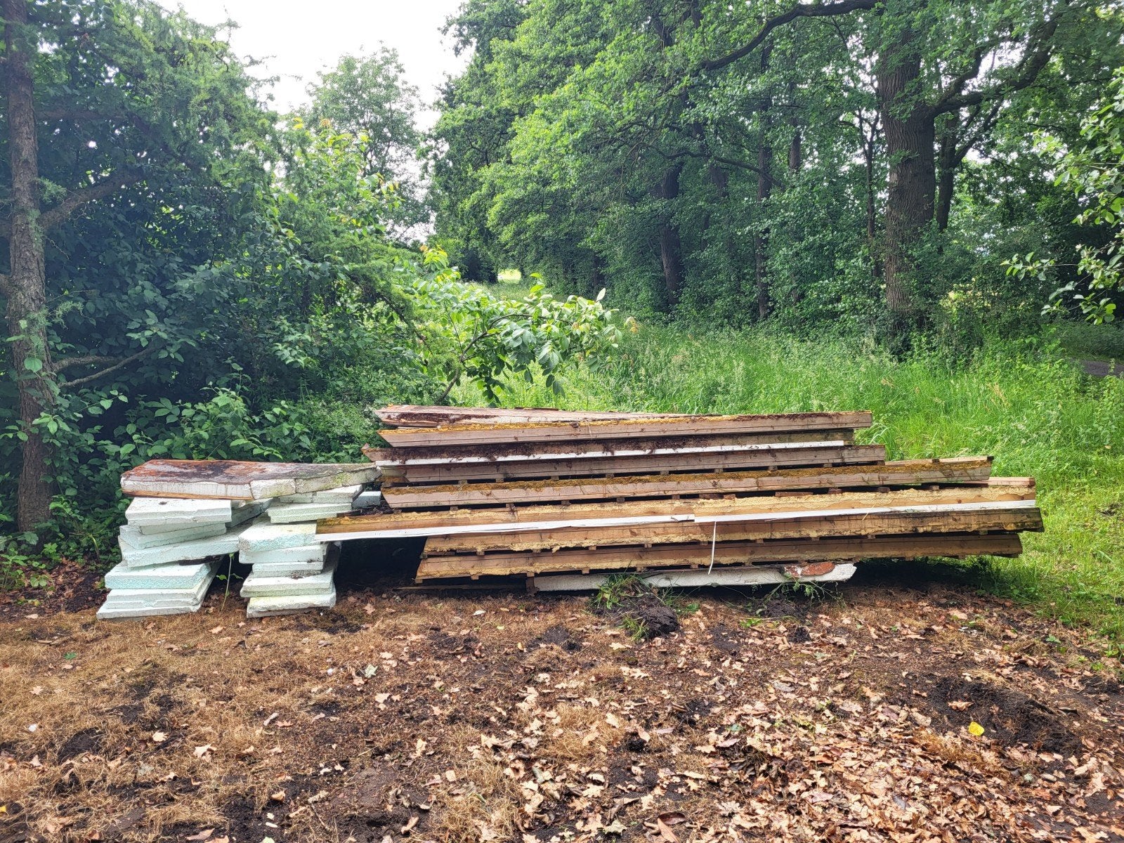 gratis isolatie - isolerende dakplaten, Ophalen, Gebruikt, 15 m² of meer, 8 tot 12 cm