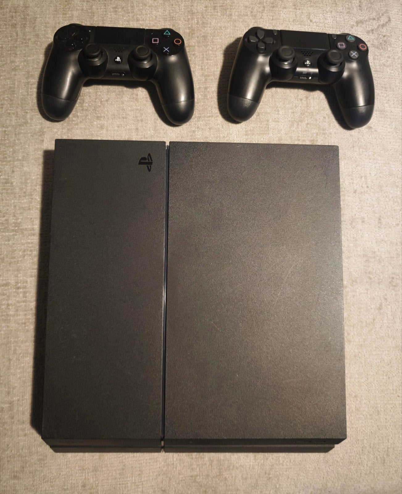 PlayStation 4 (PS4) met 2 controllers en 3 games, Met 2 controllers, Ophalen of Verzenden, Original, 500 GB