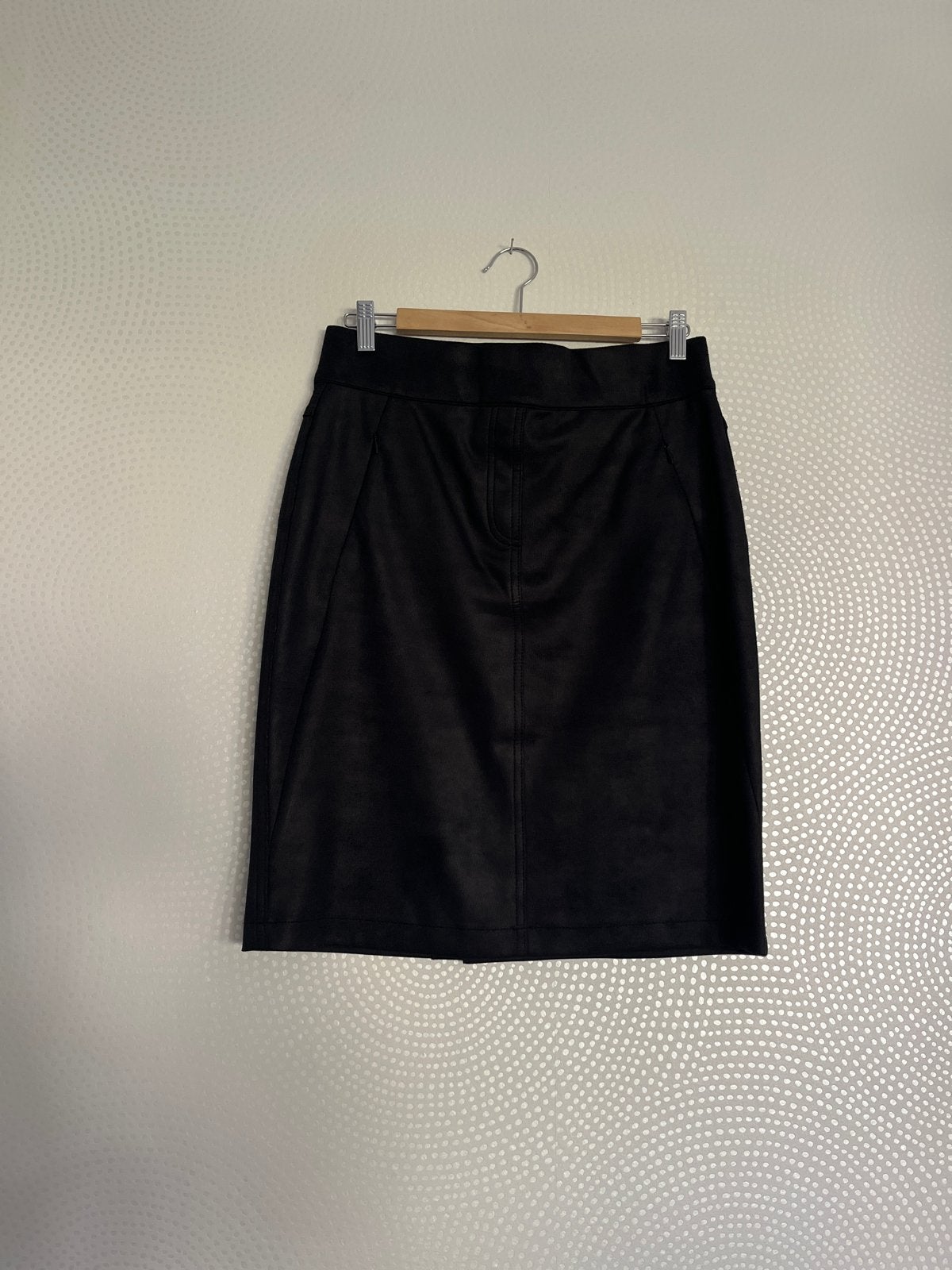 Miller & Monroe Zwarte Suède Look Rok Maat 40, Maat 38/40 (M), Zwart, Ophalen of Verzenden, Zo goed als nieuw