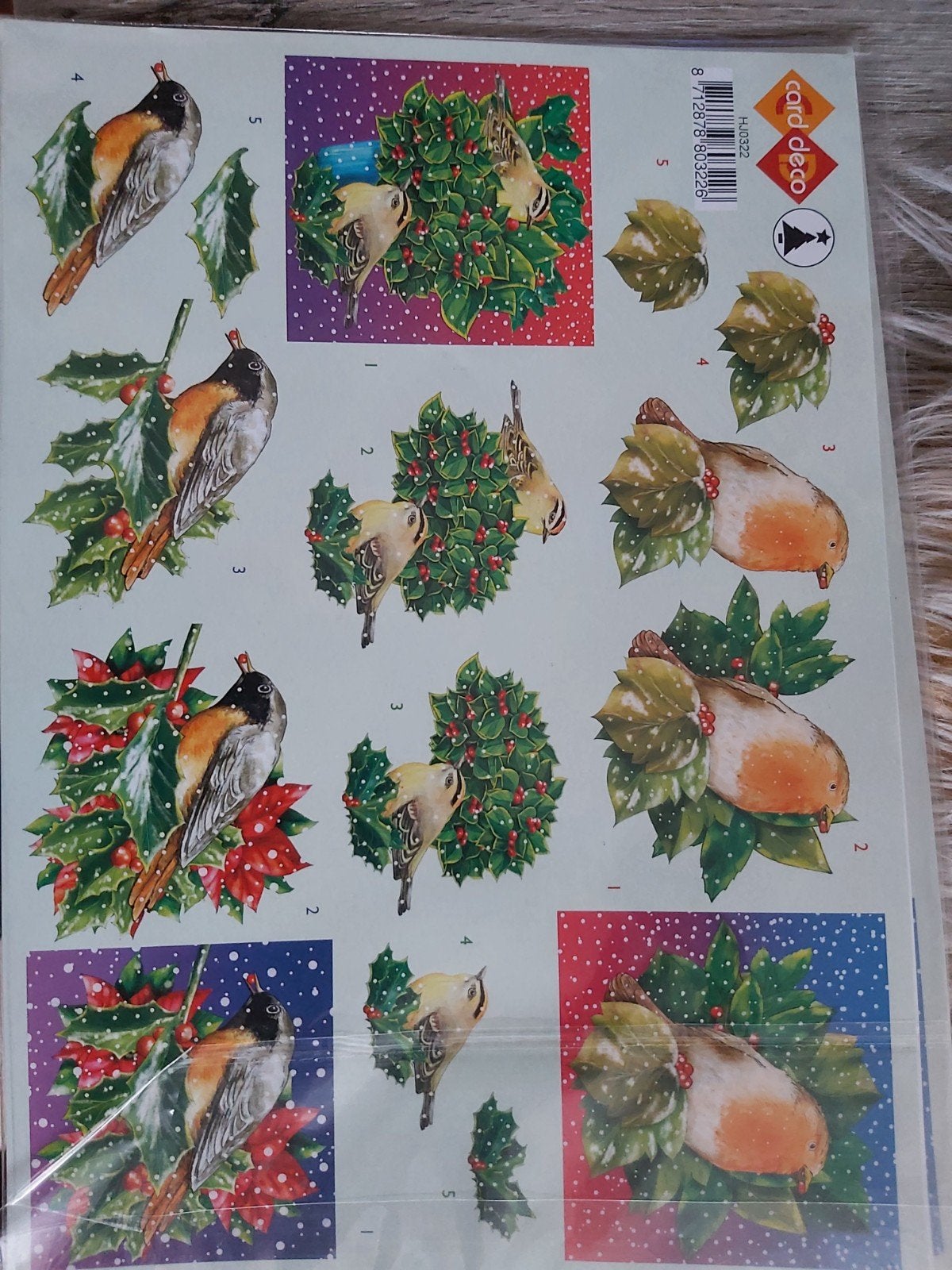 3d knipplaatjes kerst, Ophalen of Verzenden, Nieuw, Kerst, Knipvel