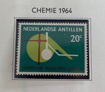 1963 Chemische Industrie Aruba , Ophalen of Verzenden, Postfris
