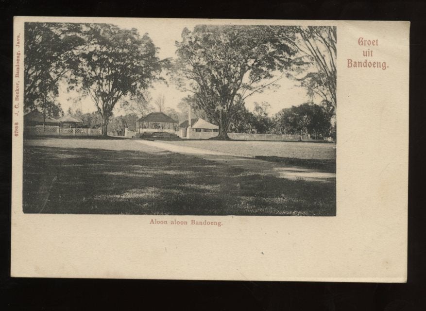 Ned Indië Aloon aloon Bandoeng (30-17), Ophalen, Voor 1920, Buiten Europa