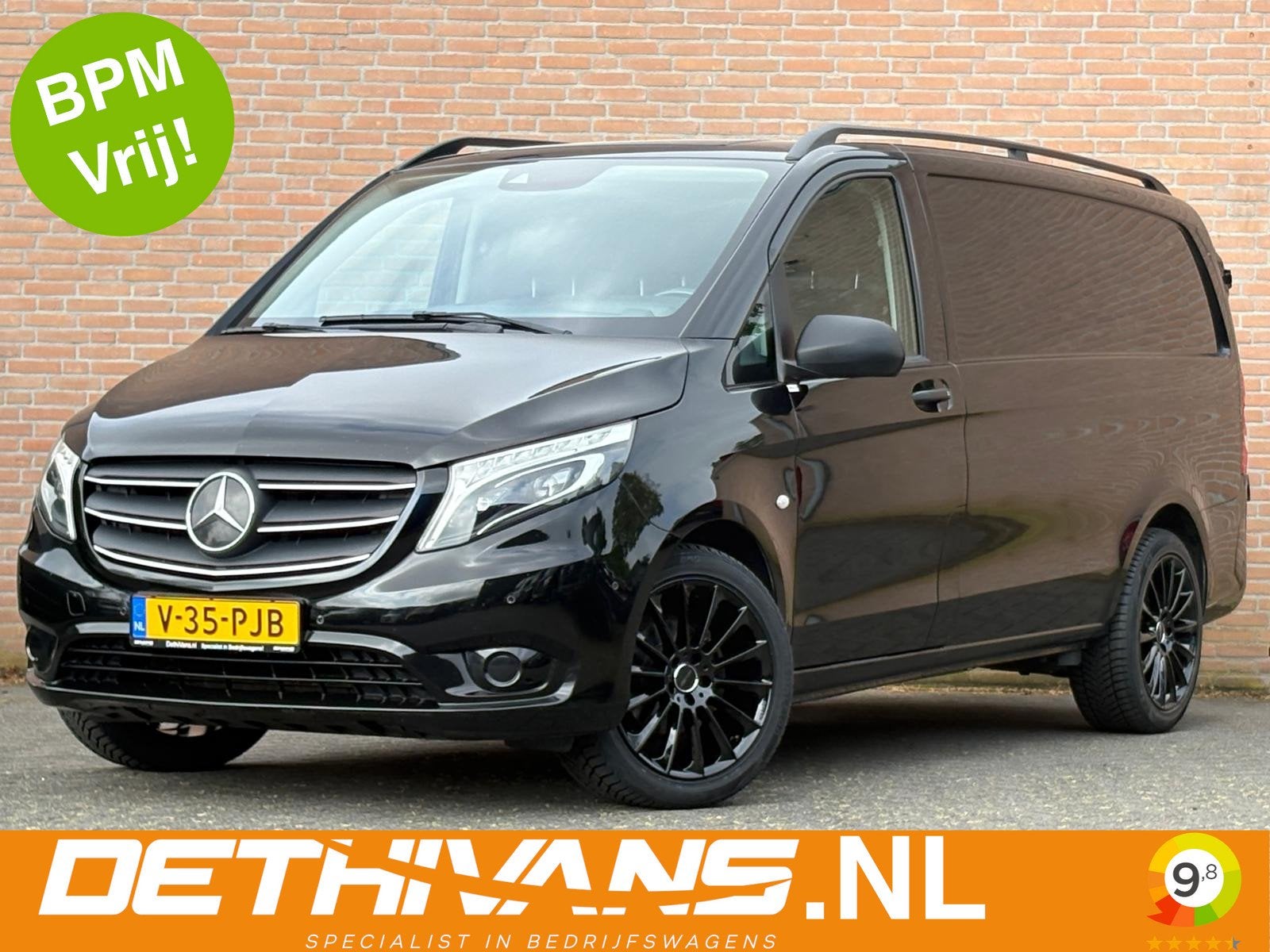 Mercedes-Benz Vito 114CDI 136PK Lang 9G-Tronic / Distronic /, Automaat, Gebruikt, 4 cilinders, Met garantie (alle)