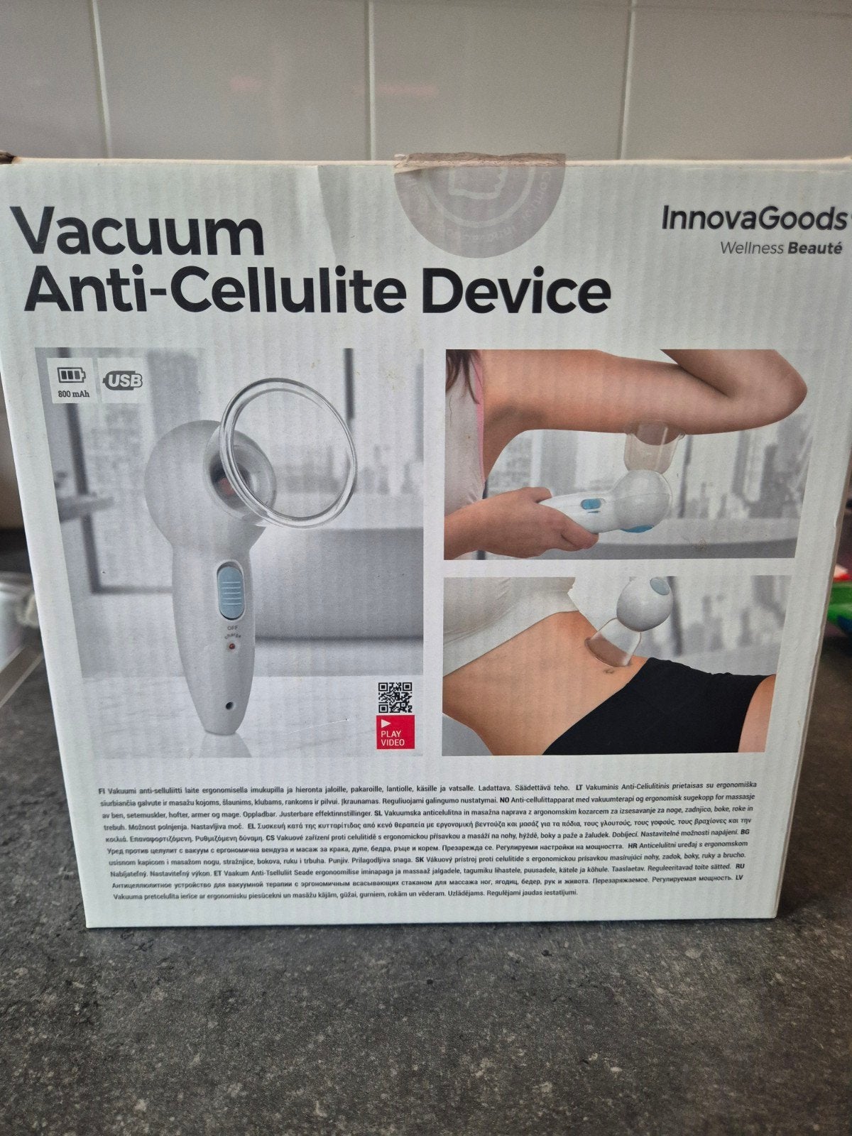 InnovaGoods Vacuüm Anti-Cellulitis Apparaat, Ophalen, Zo goed als nieuw, Overige typen