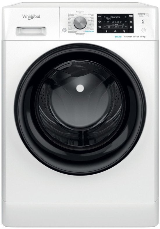 Whirlpool FFD 10489E BV BE - Wasmachine - 10 kg - Wit, Whirlpool Nederland B.V., 1200 tot 1600 toeren, 10 kg of meer, Koningin Wilhelminaplein 14, 1062 HH Amsterdam