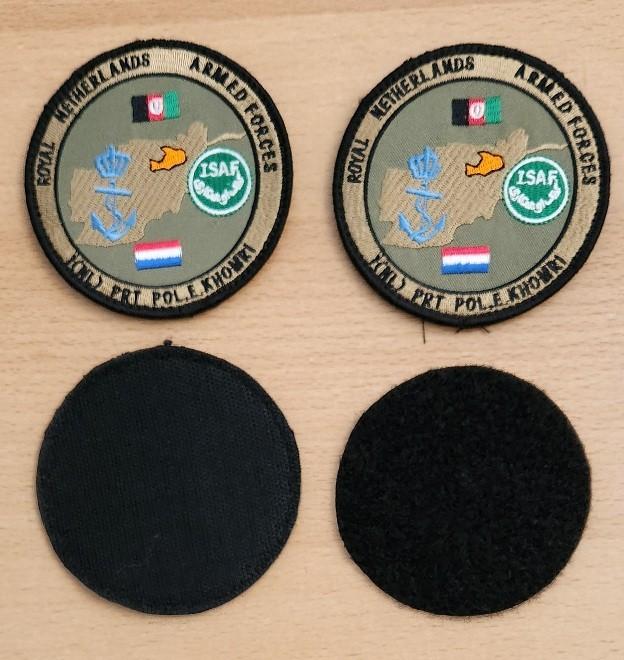 NL ISAF Afganistan uitzending, Ophalen of Verzenden, Marine, Nederland, Embleem of Badge