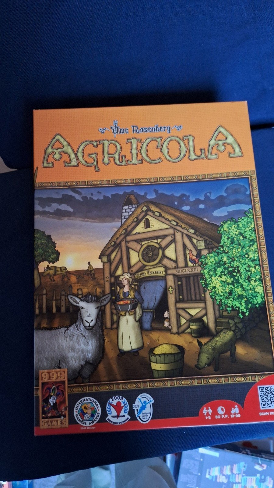 Agricola bordspel - Nieuwstaat, Een of twee spelers, Ophalen of Verzenden, Nieuw, 999 Games