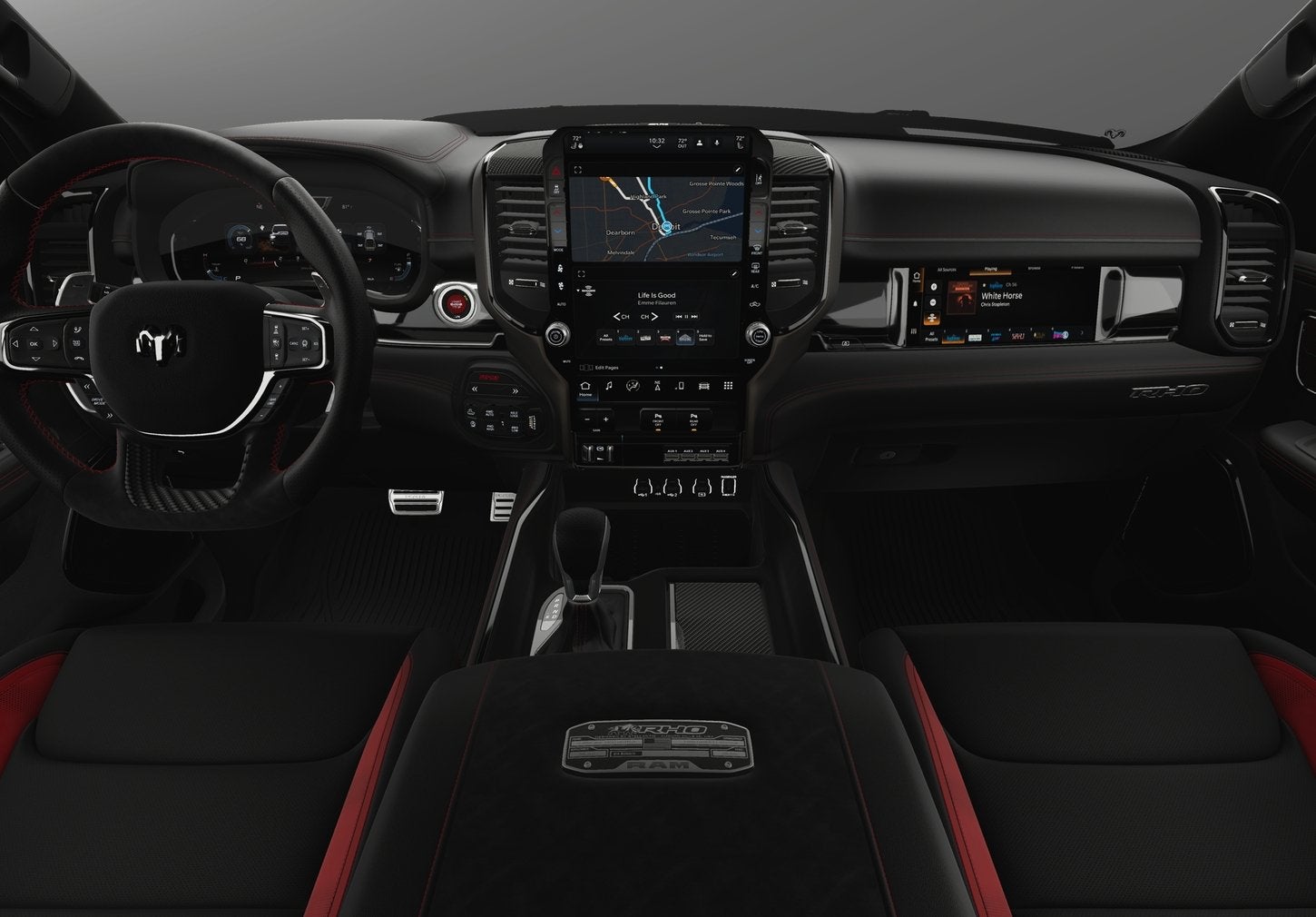 Dodge Ram 1500 RHO 549pk Hurricane High Output CrewCab BPM-v, Auto's, Automaat, Zwart, Blauw, 24 maanden