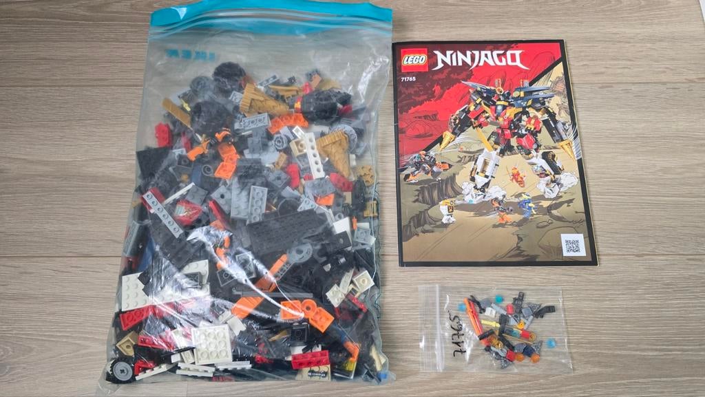 LEGO Ninjago 71765 Ninja Ultra Combo Mecha - compleet, Kinderen en Baby's, Speelgoed | Duplo en Lego, Ophalen of Verzenden, Zo goed als nieuw
