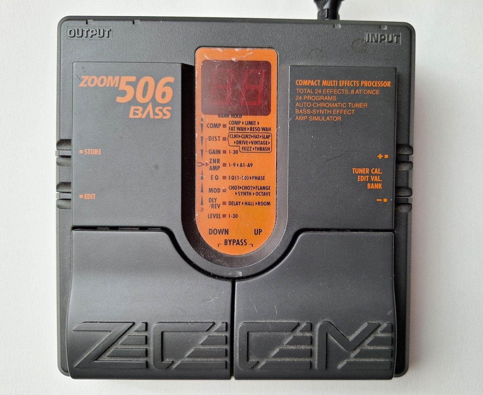zoom 506 Bass effectpedaal incl.adapter,vintage, Ophalen of Verzenden, Gebruikt, Overige typen