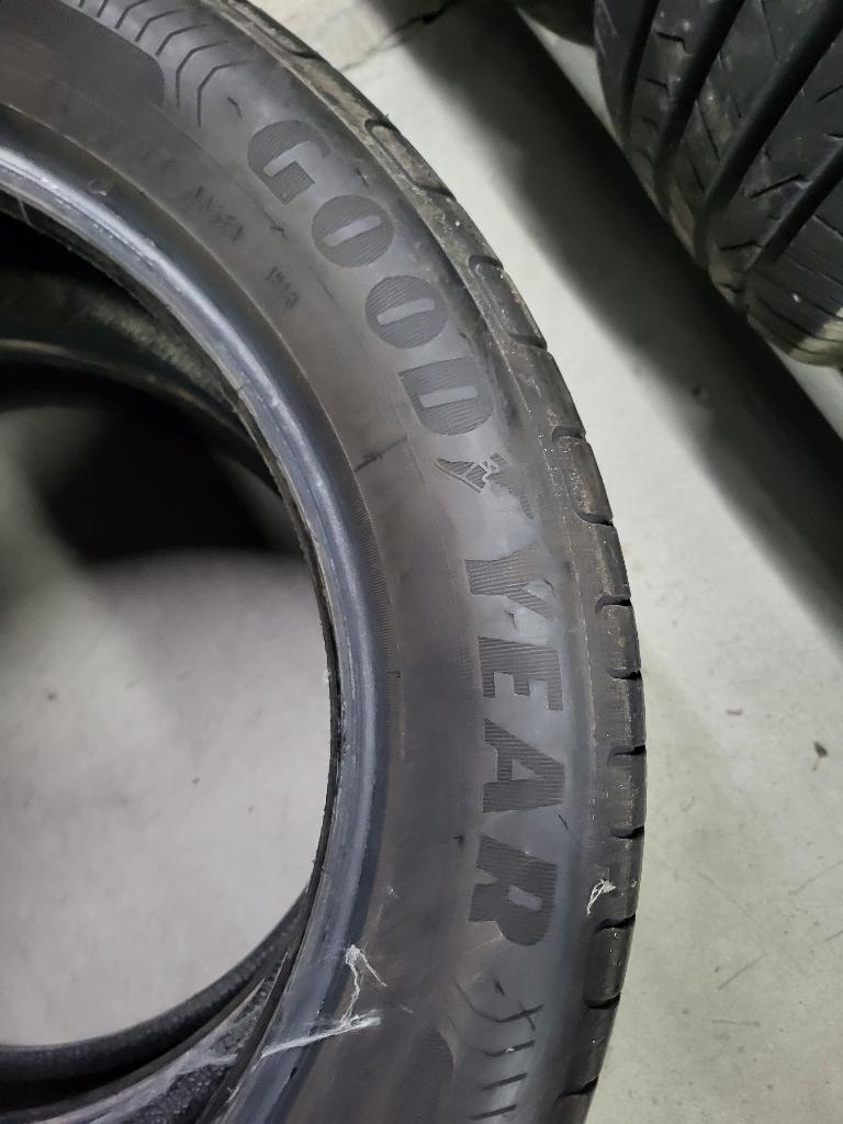 4 x 205/55/17 Goodyear Efficientgrip 7mm 250,- Incl montage!, Auto-onderdelen, Banden en Velgen, Gebruikt, Goodyear, 17 inch, Zomerbanden