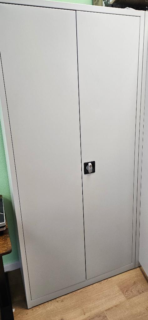 Archiefkast 195x92x42 cm metalen kast POVAG - AKP-101, Ophalen, Gebruikt, 100 tot 150 cm, Archiefkast/Kantoorinrichting