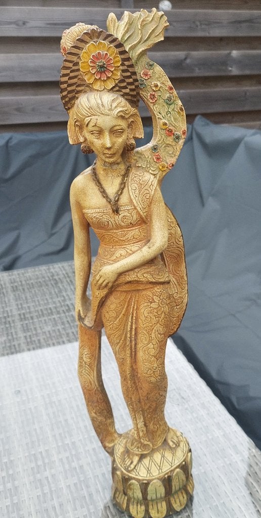 Balinese Danseres, Antiek en Kunst, Kunst | Beelden en Houtsnijwerken, Ophalen, Overige materialen, Beeld