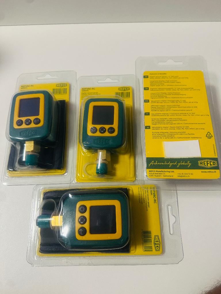 Refco DIGITALE VACUÜMMETER REFVAC-RC, Verzenden, Nieuw