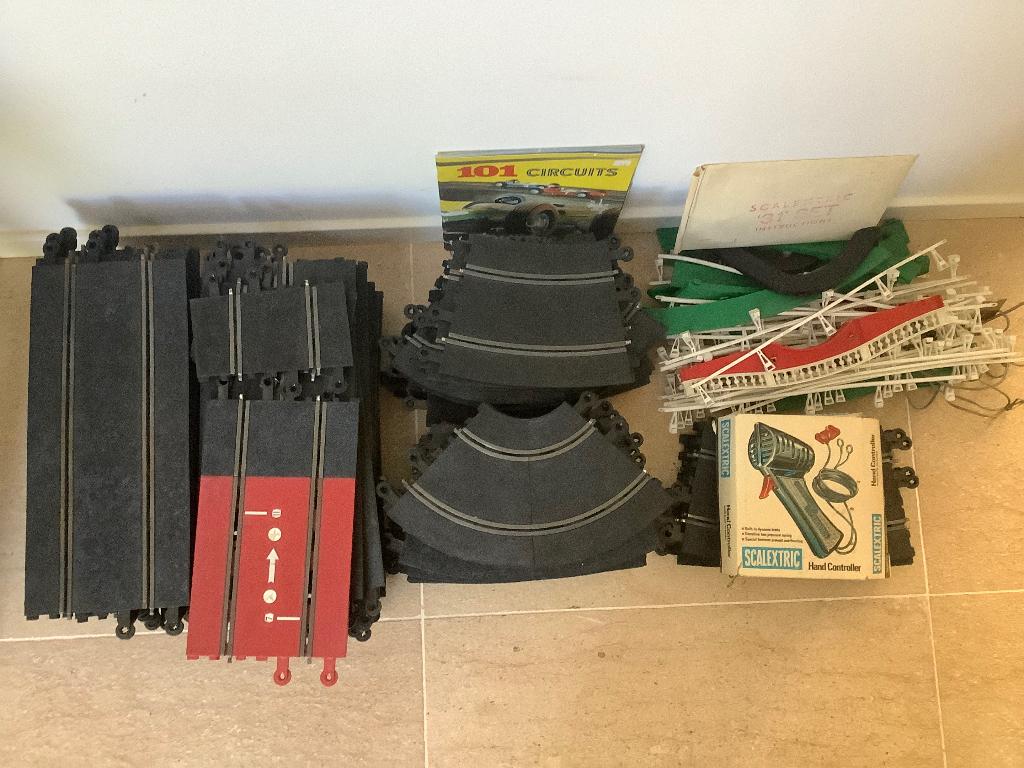 Scalextric racebaan onderdelen, Gebruikt, Onderdelen, Zelf te bouwen, Elektrisch