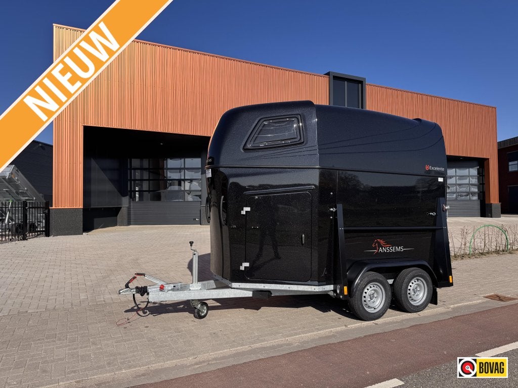 Anssems PTH 2000 Excelente !VOORRAAD!, Gebruikt, Polyester, 2-paards trailer